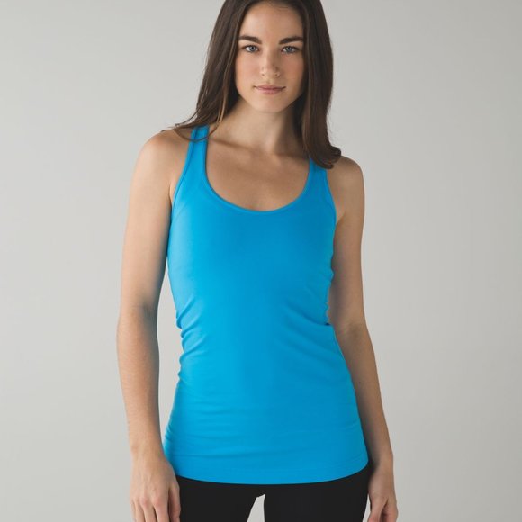 Lululemon Cool Racerback Tank Blue Size 8 - Picture 1 of 5